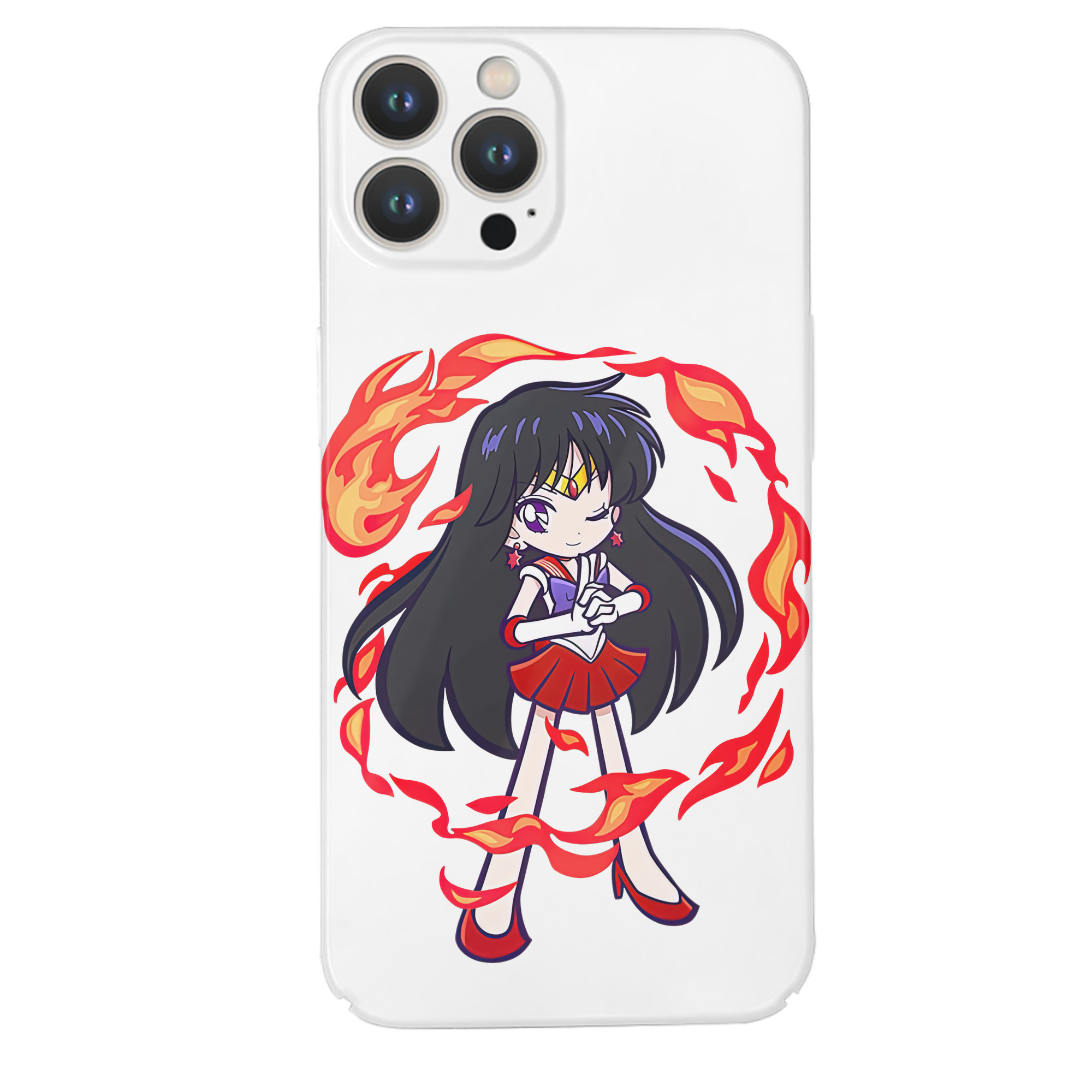 （画像用） 美少女戦士セーラームーン 火野レイ ひの レイ Sailor Moon Hino Rei （セーラーマーズ,Sailor Mars） 【iPhone 14シリーズ対応】ハードケース